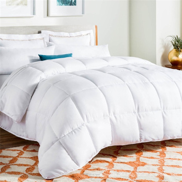 Macia Luxuoso Luxuoso Abaixo Colcha Branca Comforter Alternativa